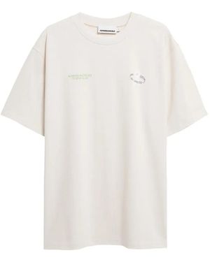 ARMEDANGELS T-Shirt Markos À Imprimé Graphique - White