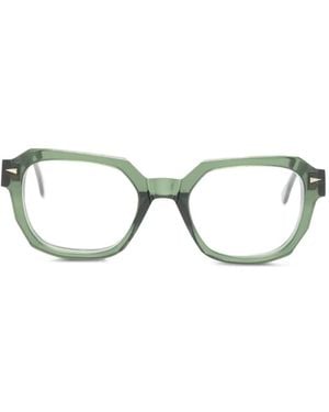 Ahlem Bellechasse Geometric-Frame Glasses - Green