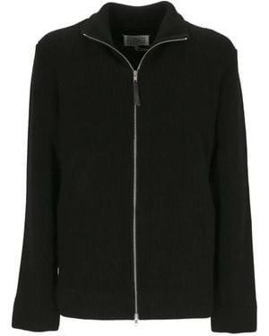 Maison Margiela Cardigan Mit Reißverschluss - Schwarz