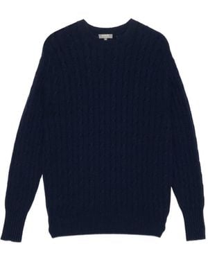 N.Peal Cashmere Thames Jumper - Blue