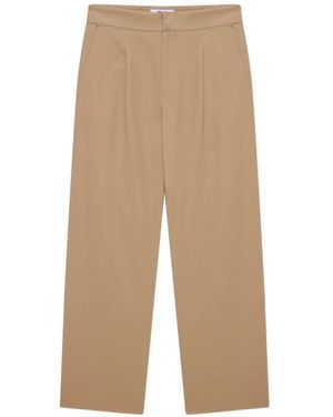 MSGM Pleated Trousers - Natural