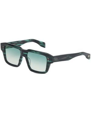 Dita Eyewear Eliux Square-Frame Sunglasses - Green