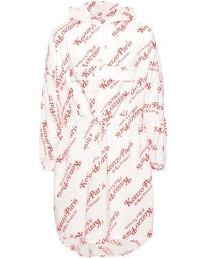 KENZO X Verdy Logo-Print Windbreaker - White