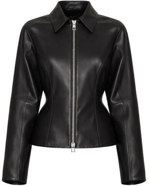 The Sei Veste À Fermeture Zippée - Black