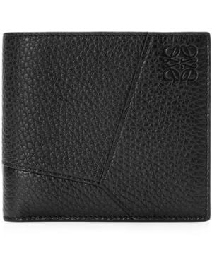 Loewe Puzzle Bifold Coin Wallet - Black