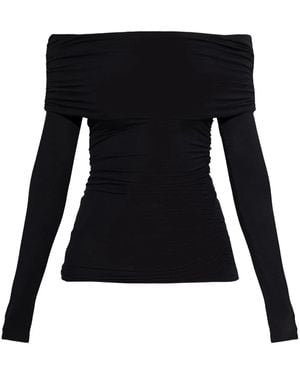 Rag & Bone Off-Shoulder Top - Zwart