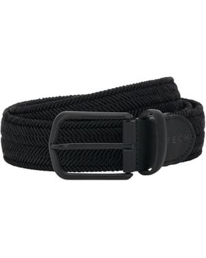 BOGGI Herringbone Belt - Black