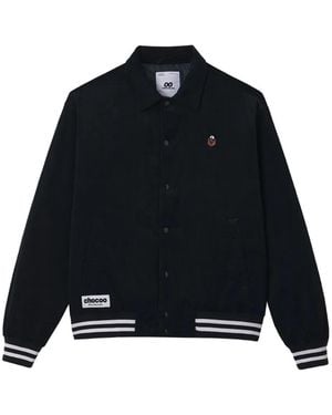 Chocoolate Logo-Embroidered Corduroy Jacket - Black