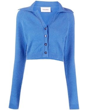 Nanushka Klassischer Cardigan - Blau