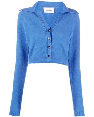 Nanushka Klassischer Cardigan - Blau