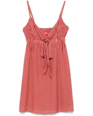 ..,merci Striped Mini Dress - Red