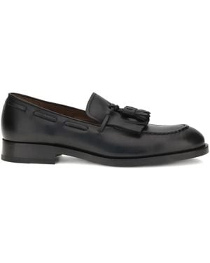 Fratelli Rossetti タッセル ローファー - ブラック