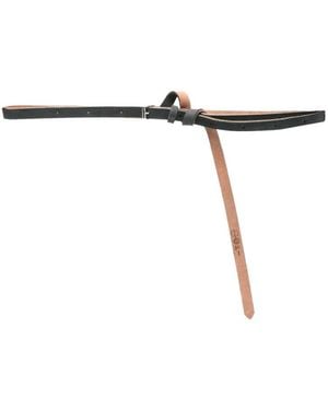 Marina Yee Origami Leather Belt - White