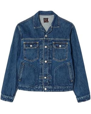 RE/DONE Classic Flap-Pocket Denim Jacket - Blue