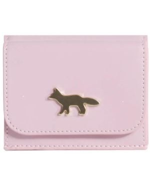 Maison Kitsuné Cartera Edie De Cuero - Rosa