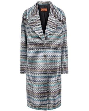 Missoni Zigzag Coat - Grey