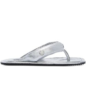 The Attico Indie Gewatteerde Slippers - Wit