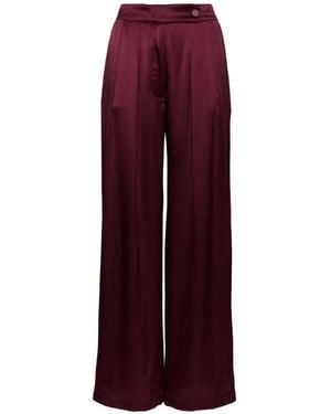 SABLYN Brooke Pleated Pants - Purple