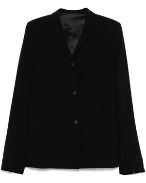 TOTEME Single-Breasted Blazer Jacket - Black
