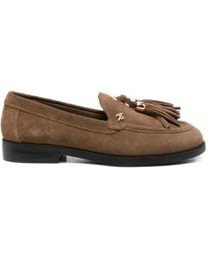 Apepazza Tassel-Detail Loafers - Brown