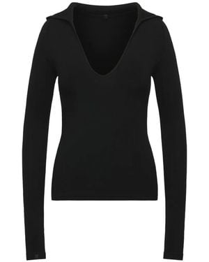 Fax Copy Express Hooded Long-Sleeve T-Shirt - Black
