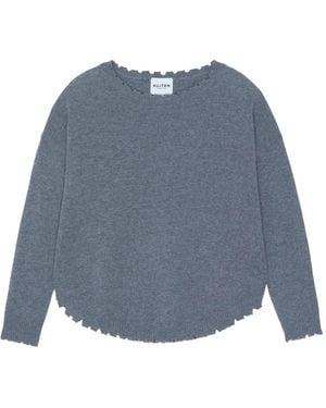 Kujten Mela スカラップ セーター - ブルー
