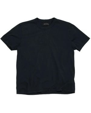 Les Tien Binded-Neck Cotton T-Shirt - Black