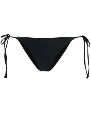 Matteau Slip Bikini Con Nodo Laterale - Nero