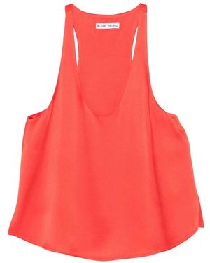 Blazé Milano Scoop-Neck Top - Red