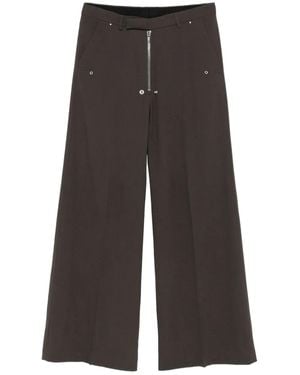 Rick Owens Zip-Fly Trousers - Grey