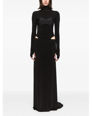 Atu Body Couture Cardinal Maxi Dress - Black