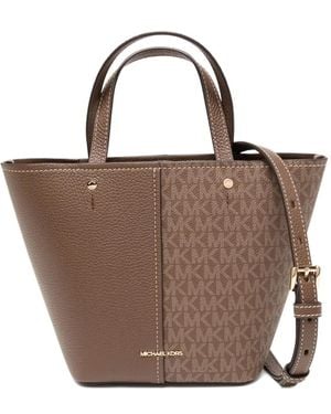 Michael Kors Medium Flora Tote Bag - Brown