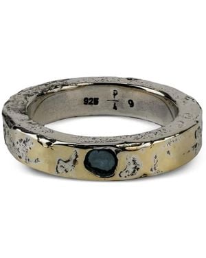 Parts Of 4 18Kt Sistema Diamond Ring - Metallic