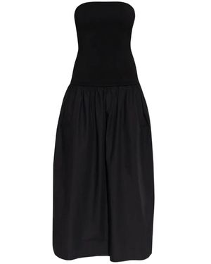 Rag & Bone Irina ギャザーマキシドレス - ブラック
