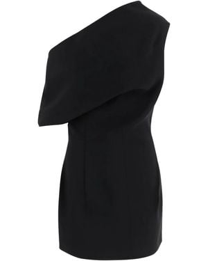 Jacquemus Dress In Stretch Viscose Crêpe - Black