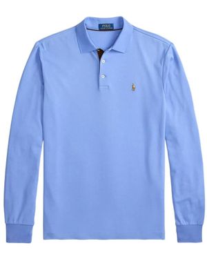 Polo Ralph Lauren Poloshirt Mit Langen Ärmeln - Blau