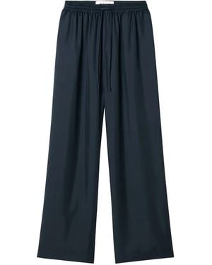 Rohe シルク ワイドパンツ - ブルー