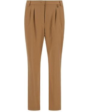 Herno Pantalon À Pinces - Natural