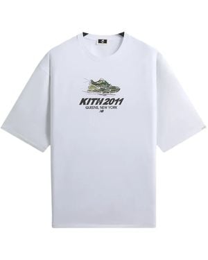 Kith X New Balance T-Shirt À Imprimé Graphique - Blanc
