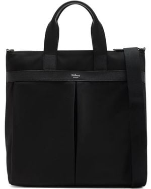 Mulberry Trimmed Tote Bag - Black