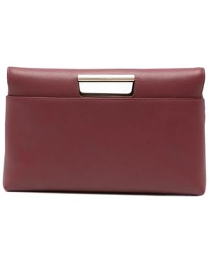 Furla Bolso De Mano Con Logo Grabado - Morado
