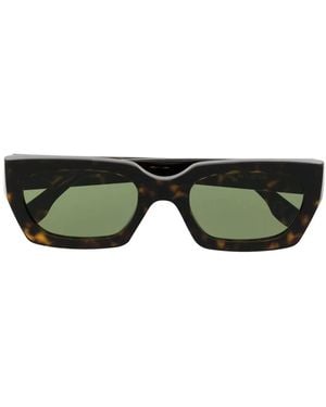 Retrosuperfuture Tortoiseshell-Effect Rectangular-Frame Sunglasses - Green