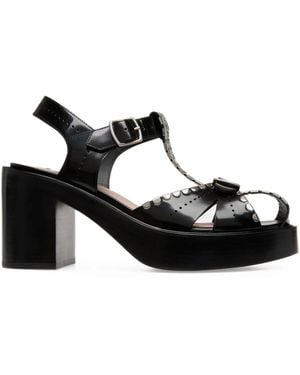 Bally 85Mm Peggy Gut Sandals - Black
