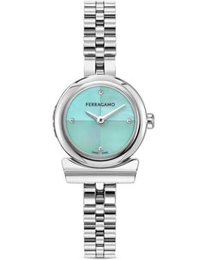 Ferragamo Reloj Gancini De 22.5Mm - Azul