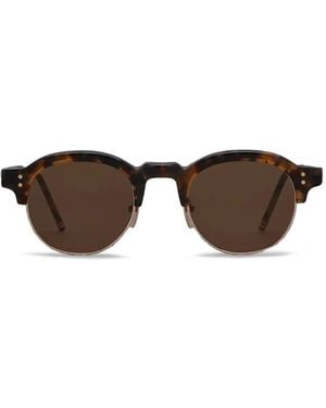 Thom Browne Round Sunglasses - Brown