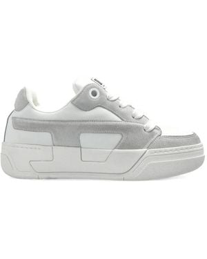 DIESEL Panelled Low Trainers - White