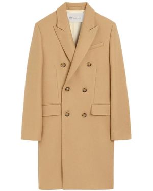 Ami Paris Cappotto Doppiopetto - Neutro