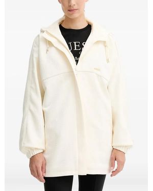 Guess Zip-Up Hoodie - White