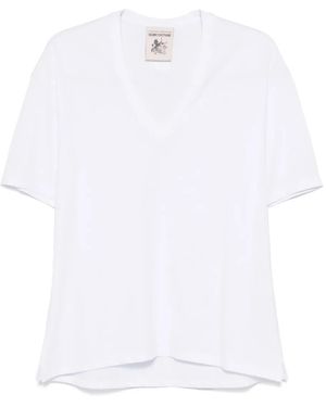 Semicouture Cotton T-Shirt - White