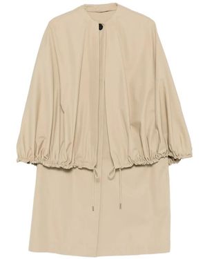 TOTEME Jas Met Afneembare Cape - Naturel